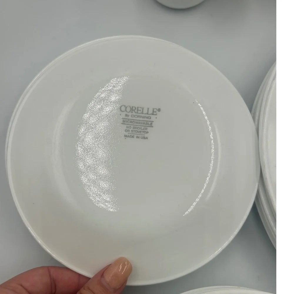 Corelle Apricot Grove Dinnerware Set 21pc Peach Floral Plates Bowls Mugs Vintage